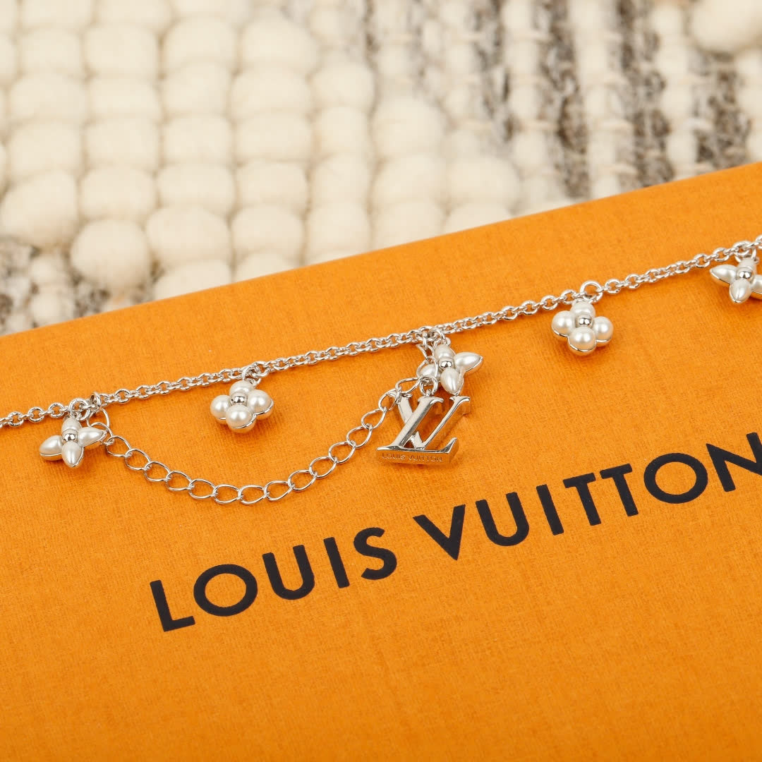 Louis Vuitton Silver Charm Bracelet